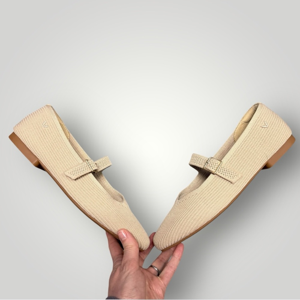 VIVALA Beige Mary Jane Flats - Picture 5 of 12